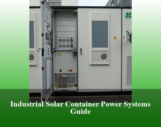 Industrial Solar Container Power Systems Guide